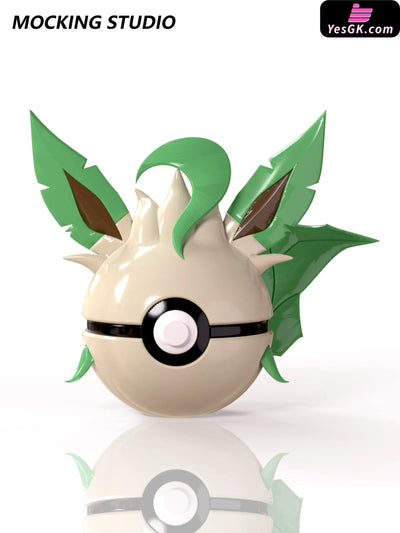 Pokémon Electroplated Metallic Poké Ball Series Espeon & Leafeon & Mew & Glaceon Ball GK Statue - Zhu Yi Wan Jia Studio