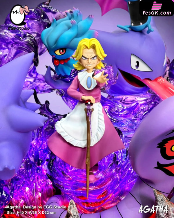 Pokémon Elite Four Agatha (Can Light Up) Resin Statue - Egg Studio [Pre-Order]
