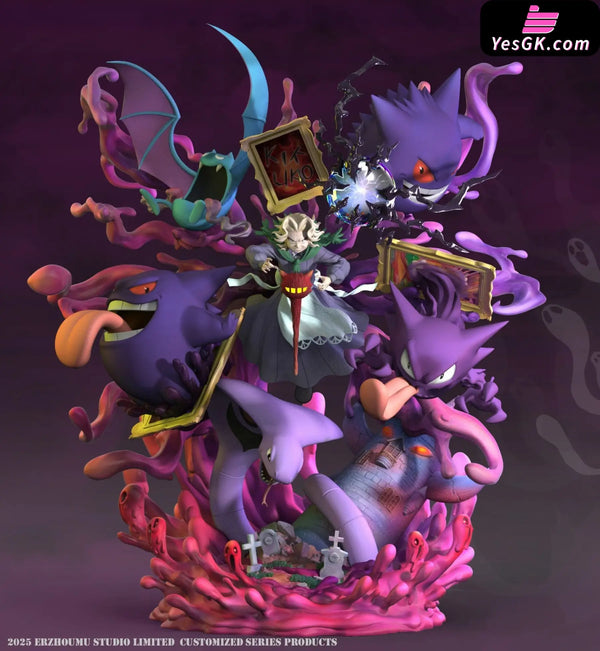Pokémon Elite Four Agatha GK Statue - Er Zhou Mu Studio [Pre-Order] Deposit Pokémon