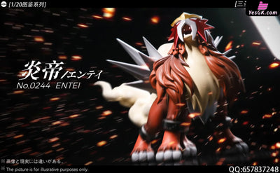 Pokémon Entei 1/20 GK Statue - Wang Wang Studio [In-Stock] Pokémon