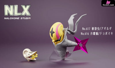 Pokémon Escavalier Evolution Group & Accelgor Statue - Naloxone Studio [Pre-Order] Deposit /
