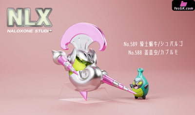 Pokémon Escavalier Evolution Group & Accelgor Statue - Naloxone Studio [Pre-Order] Deposit /