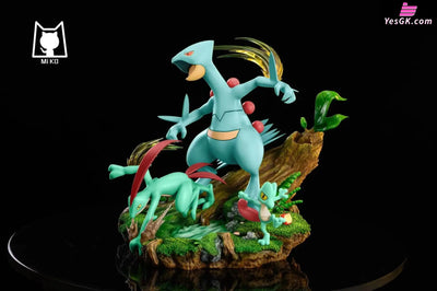 Pokémon Evolution #3 Sceptile & MEGA Sceptile Resin Statue - Miko Studio [In-Stock] Full Payment / Evolution Sceptile
