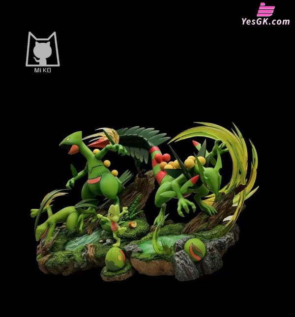 Pokémon Evolution Group 4 Mega Super Evolution Sceptile Resin Statue - MiKo Studio [In-Stock] Full Payment Pokémon