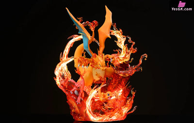 Pokémon Evolution Group Series #1 First partner Pok¨¦mon Charizard Resin Statue - Fairy Studio [In-Stock] Pokémon