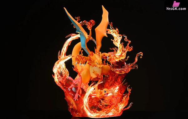 Pokémon Evolution Group Series #1 First partner Pok¨¦mon Charizard Resin Statue - Fairy Studio [In-Stock] Pokémon