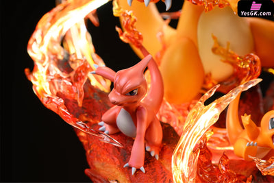 Pokémon Evolution Group Series #1 First partner Pok¨¦mon Charizard Resin Statue - Fairy Studio [In-Stock] Pokémon