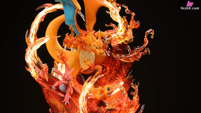 Pokémon Evolution Group Series #1 First partner Pok¨¦mon Charizard Resin Statue - Fairy Studio [In-Stock] Pokémon