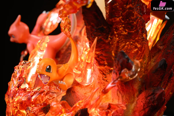 Pokémon Evolution Group Series #1 First partner Pok¨¦mon Charizard Resin Statue - Fairy Studio [In-Stock] Pokémon