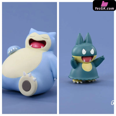 Pokémon Evolution Line of Snorlax GK Statue - WY Studio [Pre-Order] Deposit / A / Snow color Pokémon