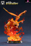 Pokemon - Evolution Of Charizard With Led Resin Statue Mfc Studio [In Stock]