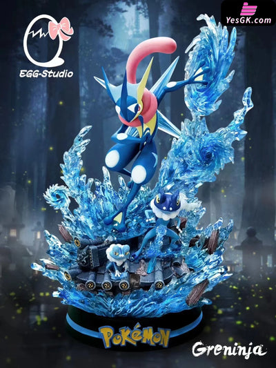 Pokemon - Evolution Of Greninja Resin Statue Egg Studio [In Stock]