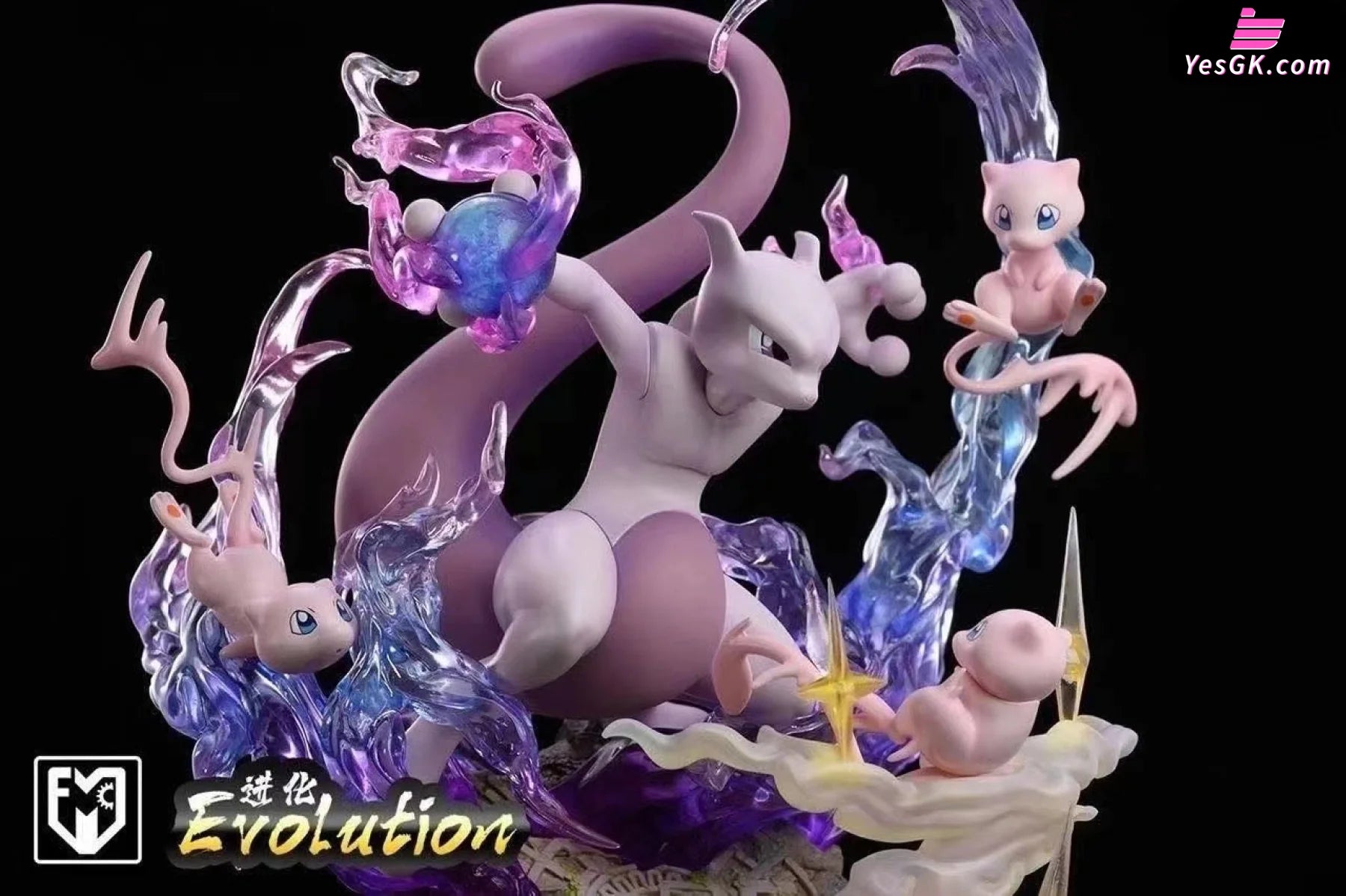 Pokemon - Evolution Of Mewtwo Statue Mfc Studio [In Stock]