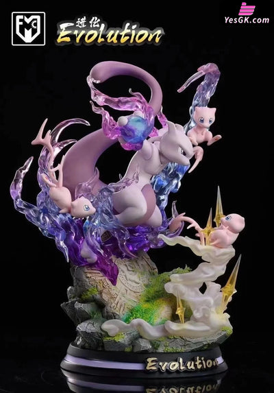 Pokemon - Evolution Of Mewtwo Statue Mfc Studio [In Stock]