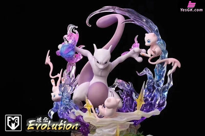 Pokemon - Evolution Of Mewtwo Statue Mfc Studio [In Stock]