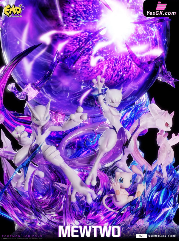 Pokemon Evolution Series 002 Mewtwo Statue - EMO Studio - Pokemon