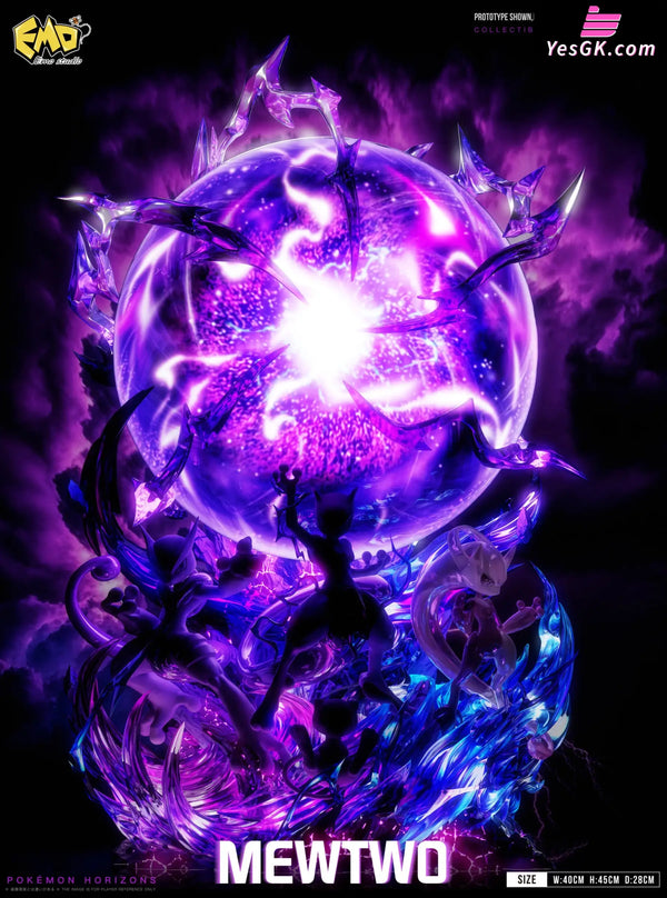 Pokemon Evolution Series 002 Mewtwo Statue - EMO Studio - Pokemon