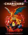 Pok¨¦Mon Evolution Series #2 Charizard Family Resin Statue - Wonderland Studio [Pre-Order]