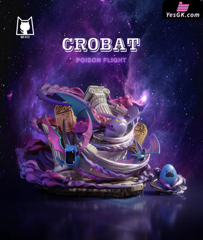 Pokemon Evolution Set #10: Crobat Resin Statue - Miko Studio [Pre - Order] Deposit / Primary Color