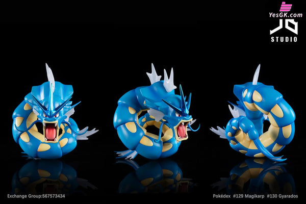 Pokemon Evolution Set #147 Magikarp Gyarados Resin Statue - Jb Studio [Pre - Order] Deposit /