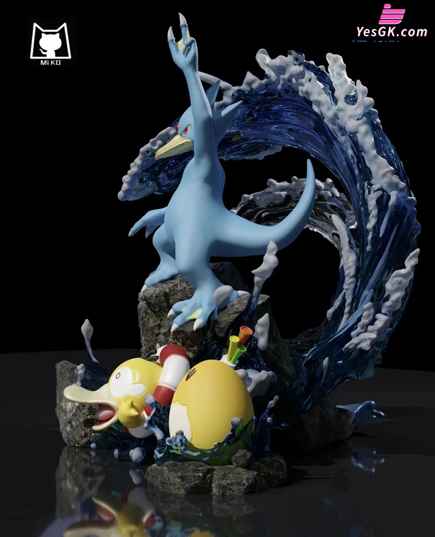 Pokémon Evolution Set #5: Golduck Resin Statue - Miko Studio [Pre-Order]