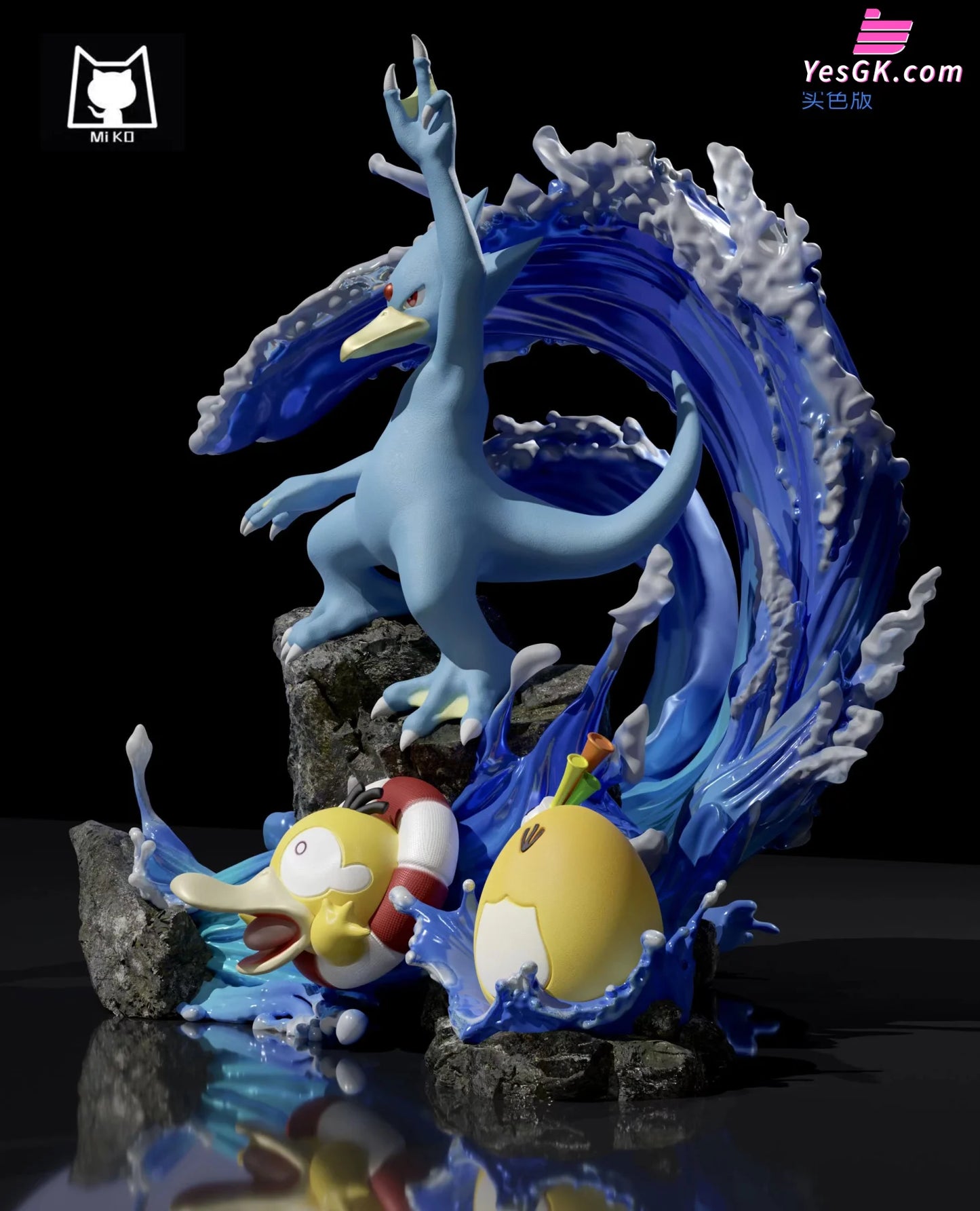 Pokémon Evolution Set #5: Golduck Resin Statue - Miko Studio [Pre-Order]