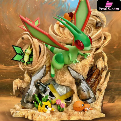 Pokémon Family Evolution Series Flygon Resin Statue - Ppap Studio [In Stock]