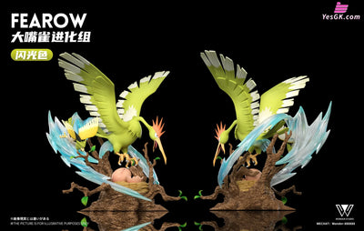Pokémon Fearow Evolution Group GK Statue - Wonder Studio [Pre-Order] Deposit / Glitter Color Pokémon