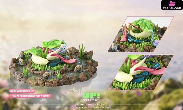 Pokemon Feebas & Milotic Evolution Group Statue - UP Studio [Pre-Order Closed] - Pokemon