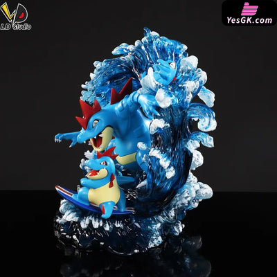Pokémon Feraligatr Evolution Group GK Statue - LD Studio [Pre-Order Closed] Pokémon