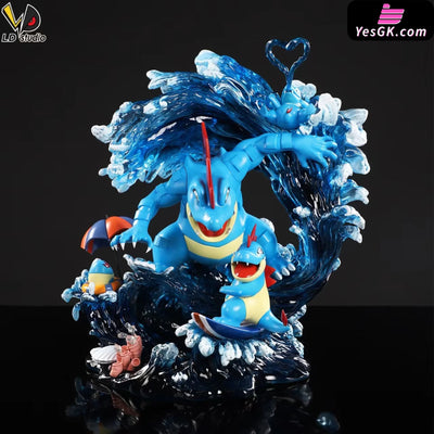 Pokémon Feraligatr Evolution Group GK Statue - LD Studio [Pre-Order Closed] Pokémon