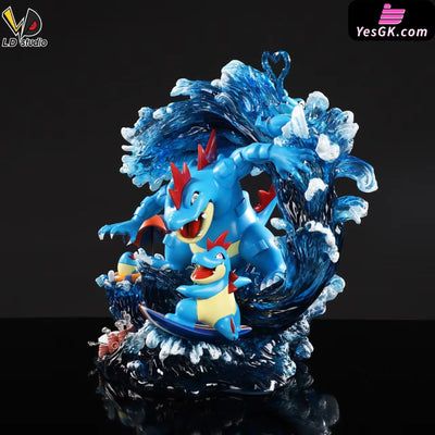 Pokémon Feraligatr Evolution Group GK Statue - LD Studio [Pre-Order Closed] Pokémon