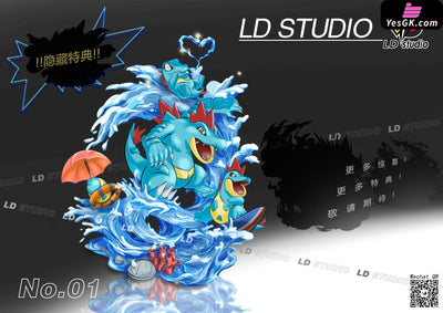 Pokémon Feraligatr Evolution Group GK Statue - LD Studio [Pre-Order Closed] Deposit / Main Pokémon