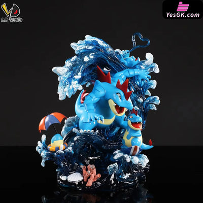 Pokémon Feraligatr Evolution Group GK Statue - LD Studio [Pre-Order Closed] Full Payment / Main + DLC Pokémon