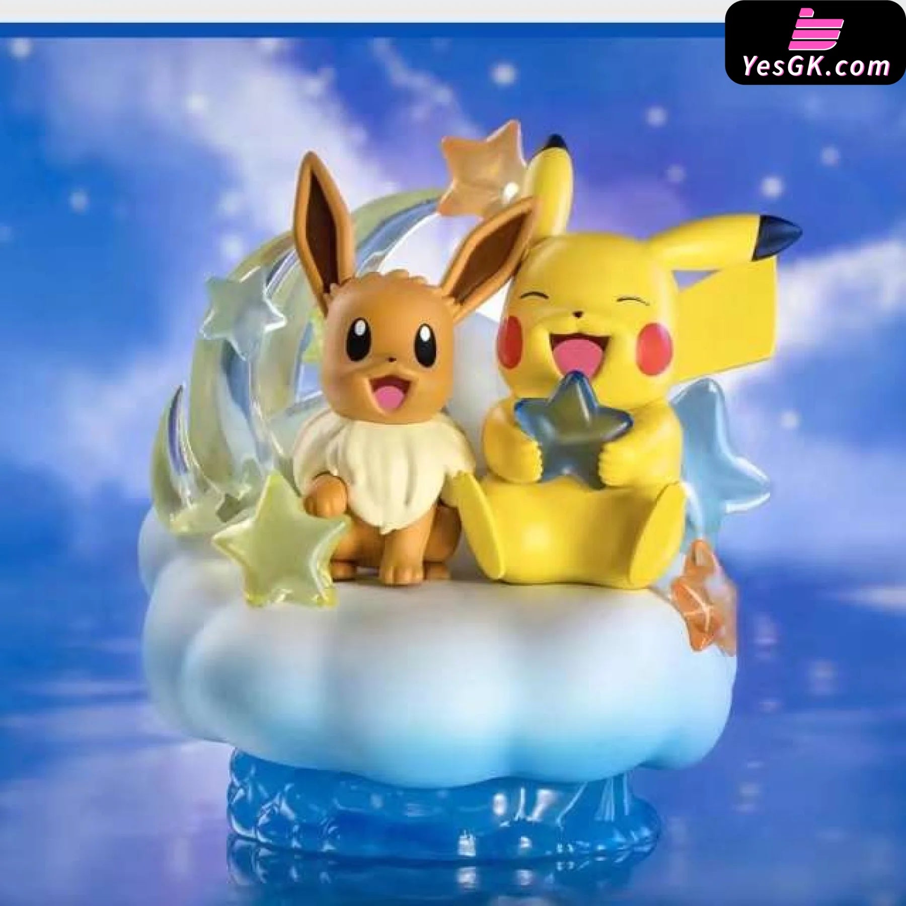 Pokémon Figure Partner Series Eevee And Pikachu Statue - Funism Studio [Pre-Order]