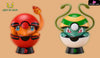 Pokémon Fire And Grass Type Pokeball Resin Statue - Night Cat Studio [Pre-Order]