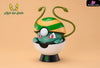 Pokémon Fire And Grass Type Pokeball Resin Statue - Night Cat Studio [Pre-Order]