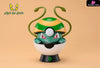 Pokémon Fire And Grass Type Pokeball Resin Statue - Night Cat Studio [Pre-Order]
