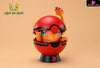 Pokémon Fire And Grass Type Pokeball Resin Statue - Night Cat Studio [Pre-Order]
