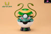 Pokémon Fire And Grass Type Pokeball Resin Statue - Night Cat Studio [Pre-Order]