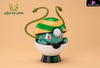 Pokémon Fire And Grass Type Pokeball Resin Statue - Night Cat Studio [Pre-Order]