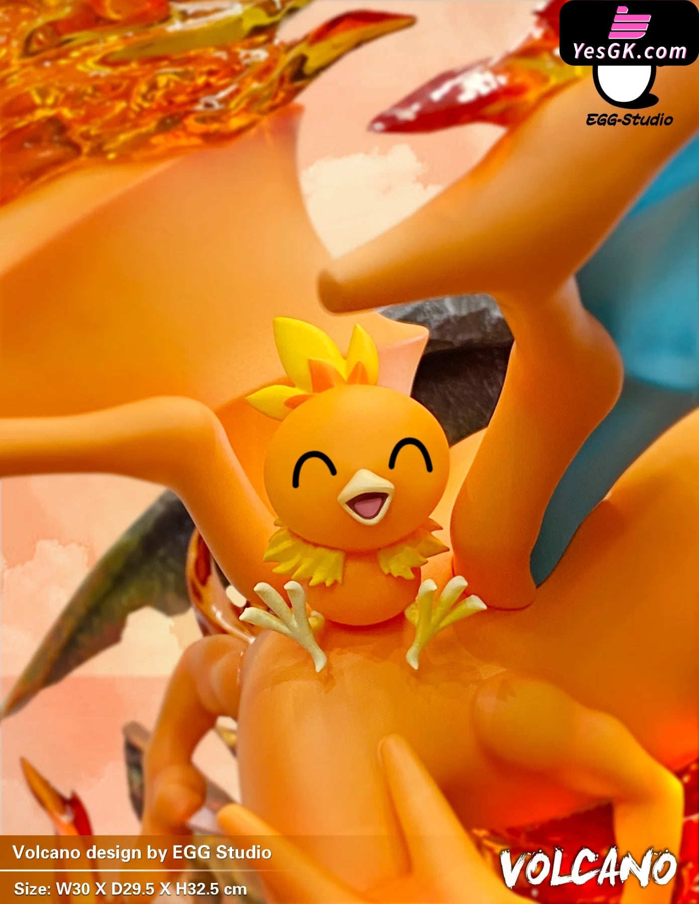 Pokémon Fire Family Barrel Valley Charizard Resin Statue - Egg Studio [Pre-Order]