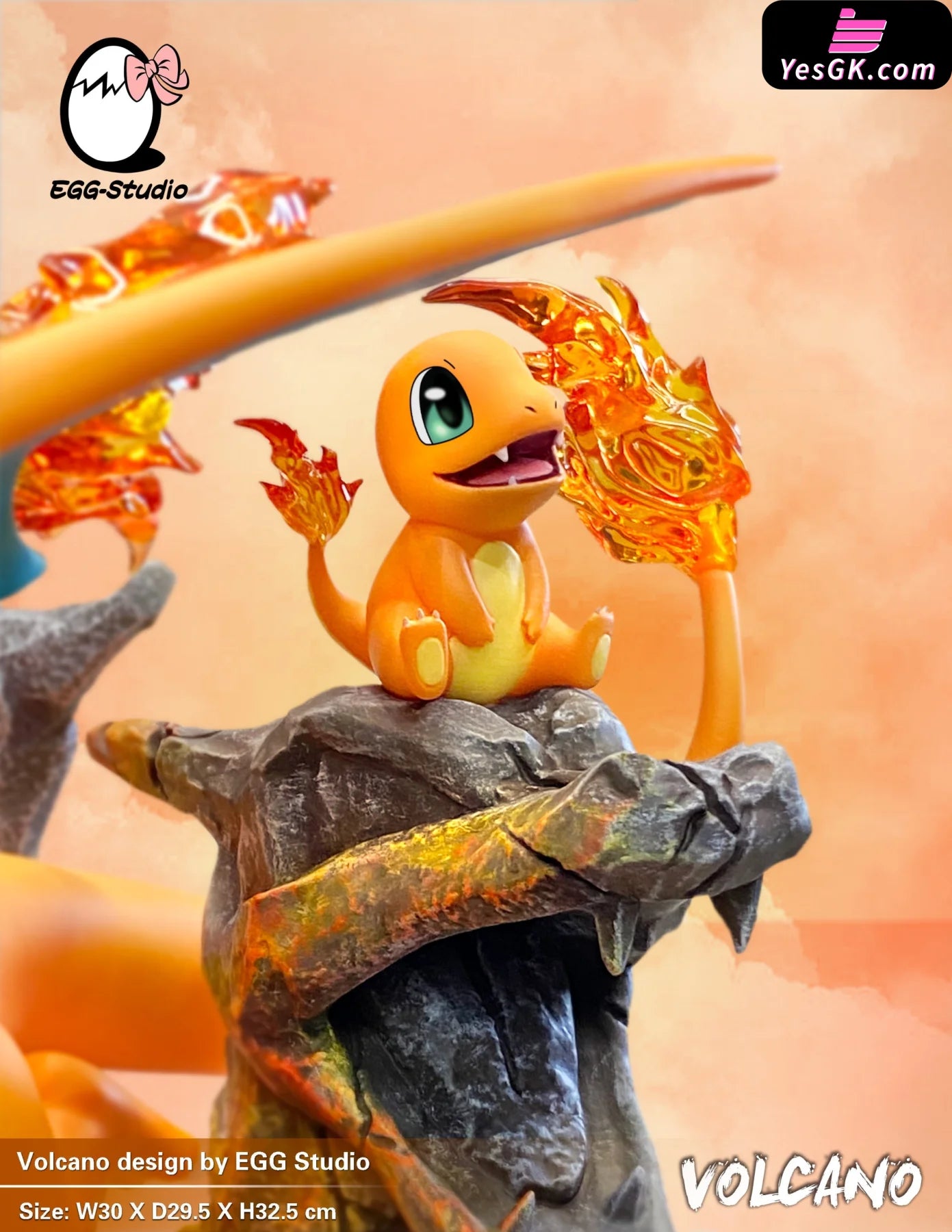 Pokémon Fire Family Barrel Valley Charizard Resin Statue - Egg Studio [Pre-Order]