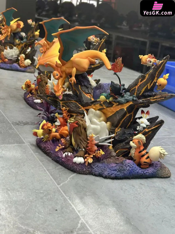 Pokemon Fire Pokemon Resin Statue - Pc House Studio [In-Stock] - Full Payment - Pokemon