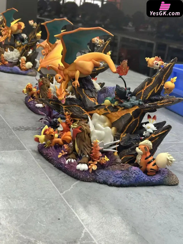 Pokemon Fire Pokemon Resin Statue - Pc House Studio [In-Stock] - Full Payment - Pokemon