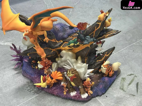 Pokemon Fire Pokemon Resin Statue - Pc House Studio [In-Stock] - Full Payment - Pokemon