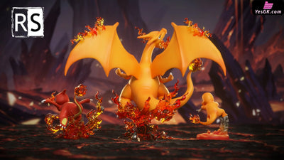 Pokémon First Batch Charmander Evolution Group 1/20 GK Statue - Rs Studio [In-Stock] Pokémon