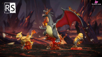 Pokémon First Batch Charmander Evolution Group 1/20 GK Statue - Rs Studio [In-Stock] Pokémon