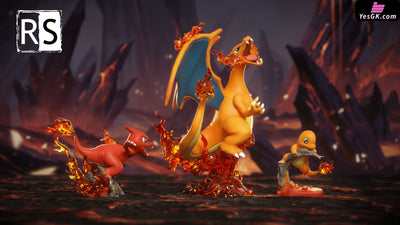 Pokémon First Batch Charmander Evolution Group 1/20 GK Statue - Rs Studio [In-Stock] Pokémon
