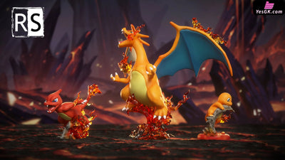 Pokémon First Batch Charmander Evolution Group 1/20 GK Statue - Rs Studio [In-Stock] Pokémon